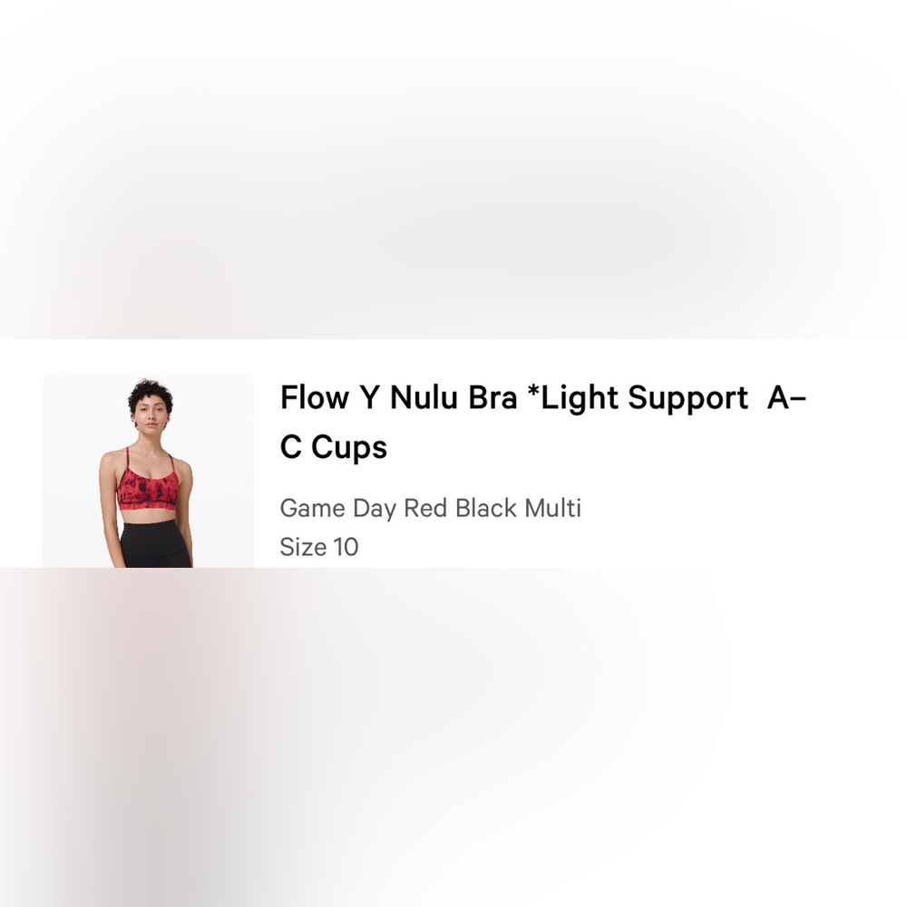 Flow Y Bra Nulu Light Support A-C Cups - image 1